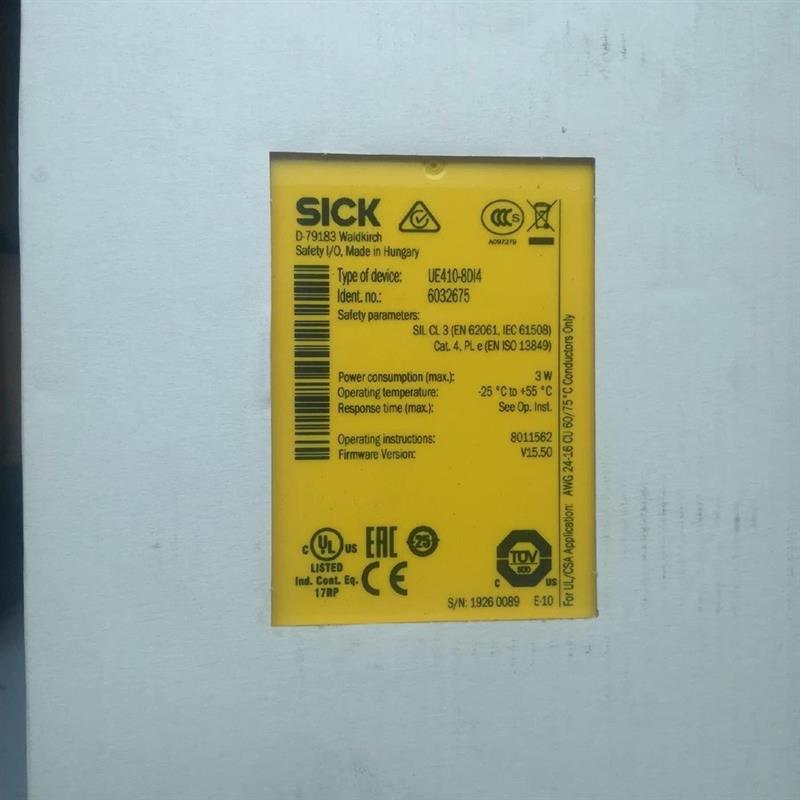 西克SICK安全继电器UE410-8DI3 8DI4 6032675全新原装正品现货 - 实物图