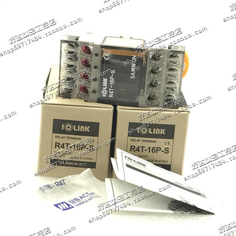 R4T-16P-S 24VDC 进口韩国三元/SAMWON模块继电器 现货正品全新