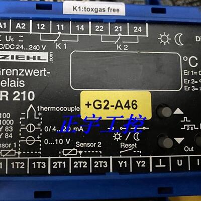 德国ZIEHL温度控制继电器 TR210 实物拍照  T 224073 询价