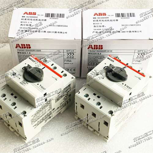 ABB马达断路器 MS325-12.5  9-12.5A 电动机启动器MS325-12.5议价