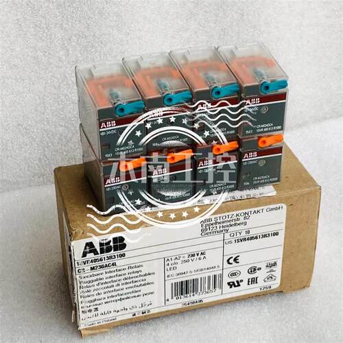 原装 ABB中间继电器CR-M024AC2 CR-M024AC2L AC24 8脚