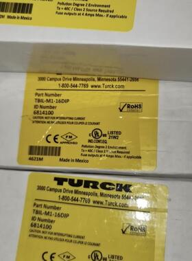 图尔克模块TBIL-M1-16DIP 6814100 TBIL-M1-16DXP 6814102全新