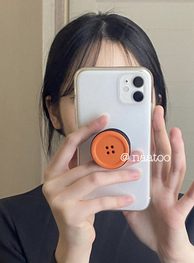 TORR｜自制韩国ins同款简约纽扣气囊支架适用于13ProMax手机壳全包12/14/13/15promax手机壳