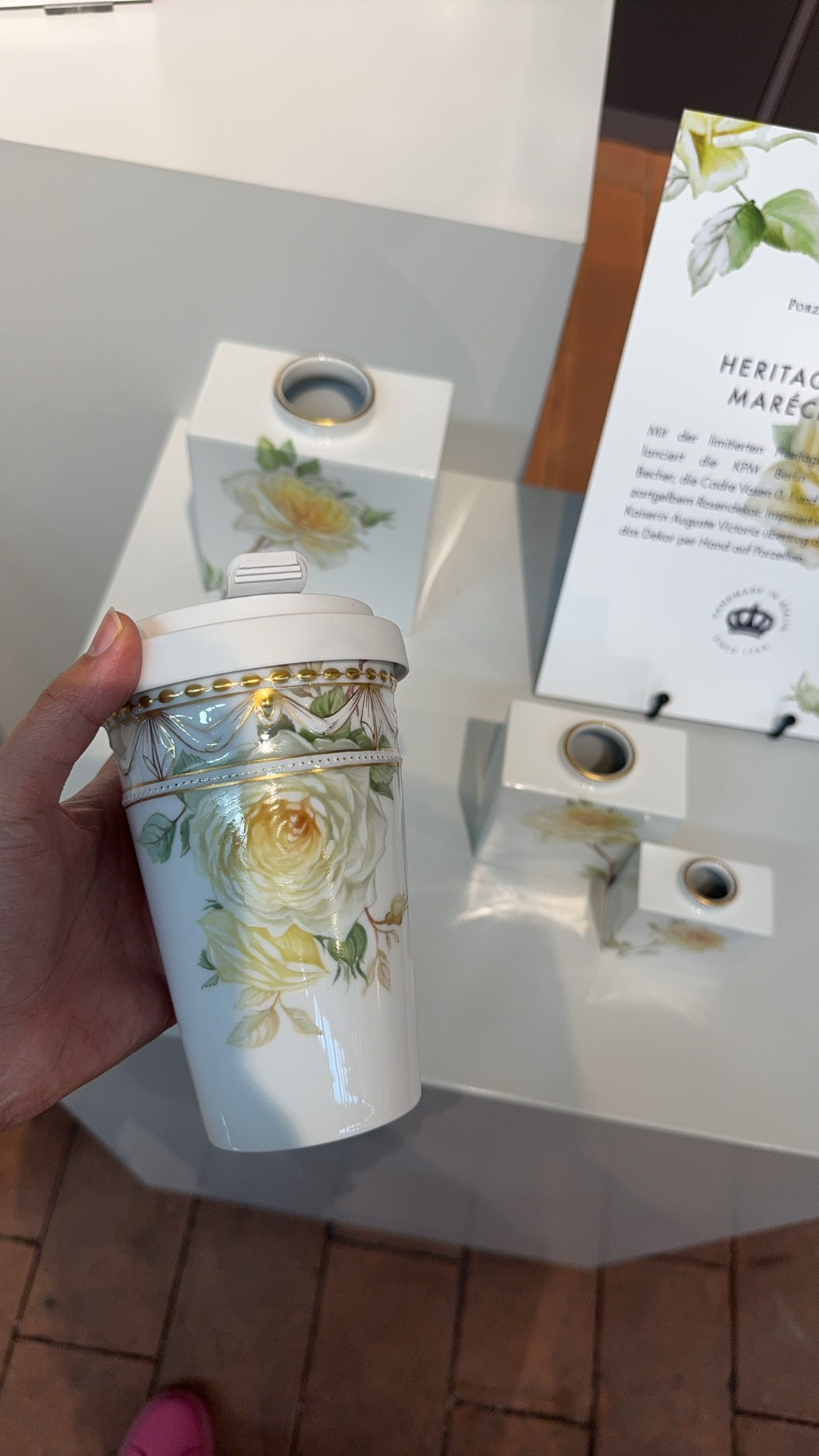 KPM白色芍药限量100Togo杯
