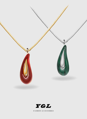 YGL轻奢原创设计高级感水滴项链