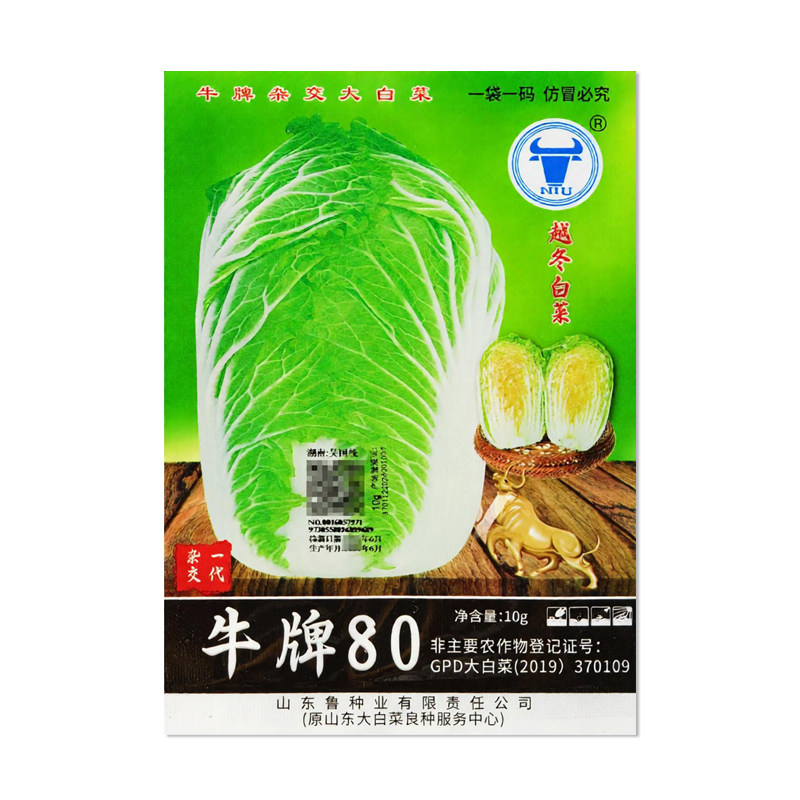 牛牌80越冬白菜种子蔬菜种孑