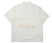 韩国malbon高尔夫球服25春夏男款 运动套头衫 半拉链立领短袖 时尚