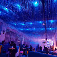 网红餐厅走廊光纤灯LED吊顶板星空顶灯KTV天花氛围装饰灯浪漫定制