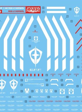 P15 达人水贴 大林 MEGA SIZE 1/48 AGE-2 水贴