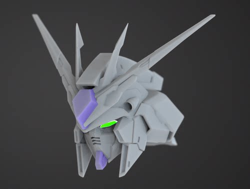 RG hi-v 海牛高达 改件 德国红蜡 补件 面甲 复制脸