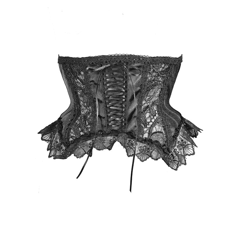 蕾丝花边鱼骨短腰封黑色束腰拯救裙子短腰带小众复古设计洛丽塔,女士内衣/男士内衣/家居服,塑身腰封/腰夹,淘宝优惠券,粉丝福利购,淘宝优惠卷