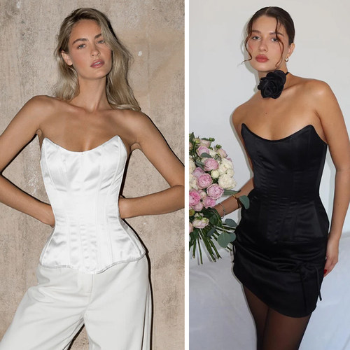 corset欧美性感鱼骨胸衣