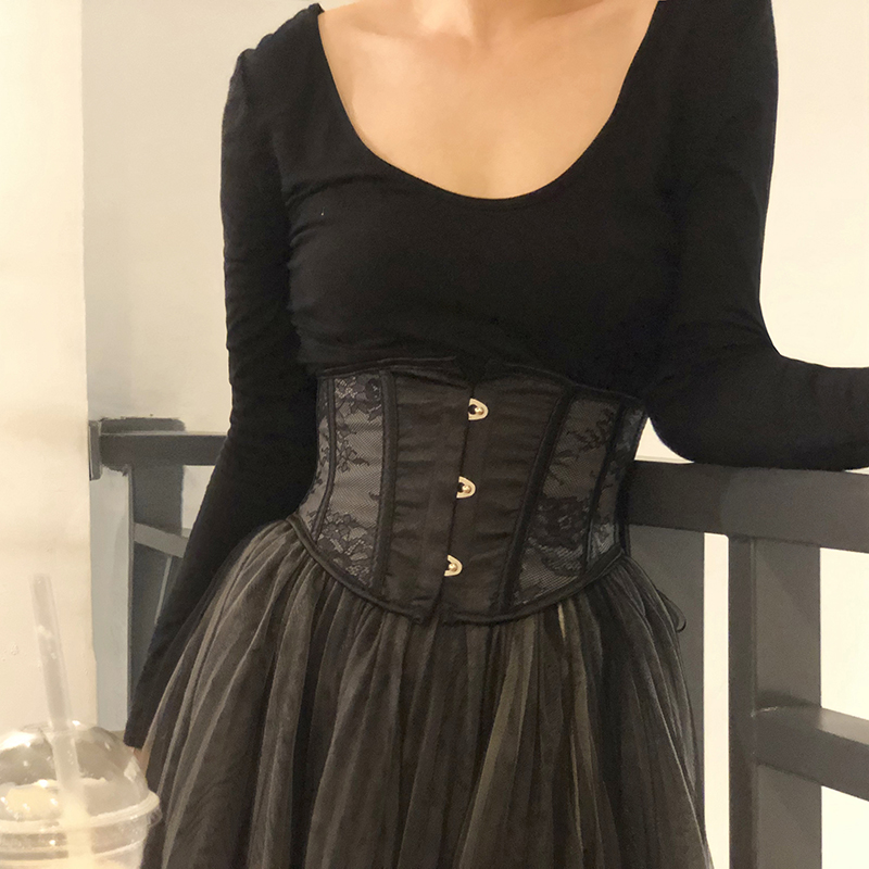 16cm收腹束腰绑带性感薄款