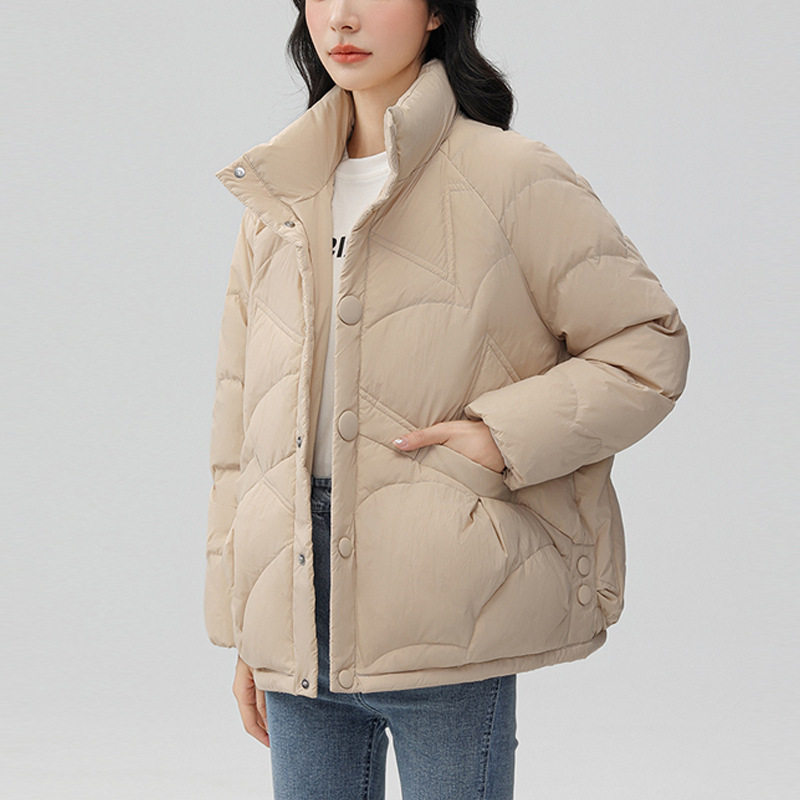 平湖羽绒服女款女2024年冬季新款韩版女装大码白鸭绒服高级感