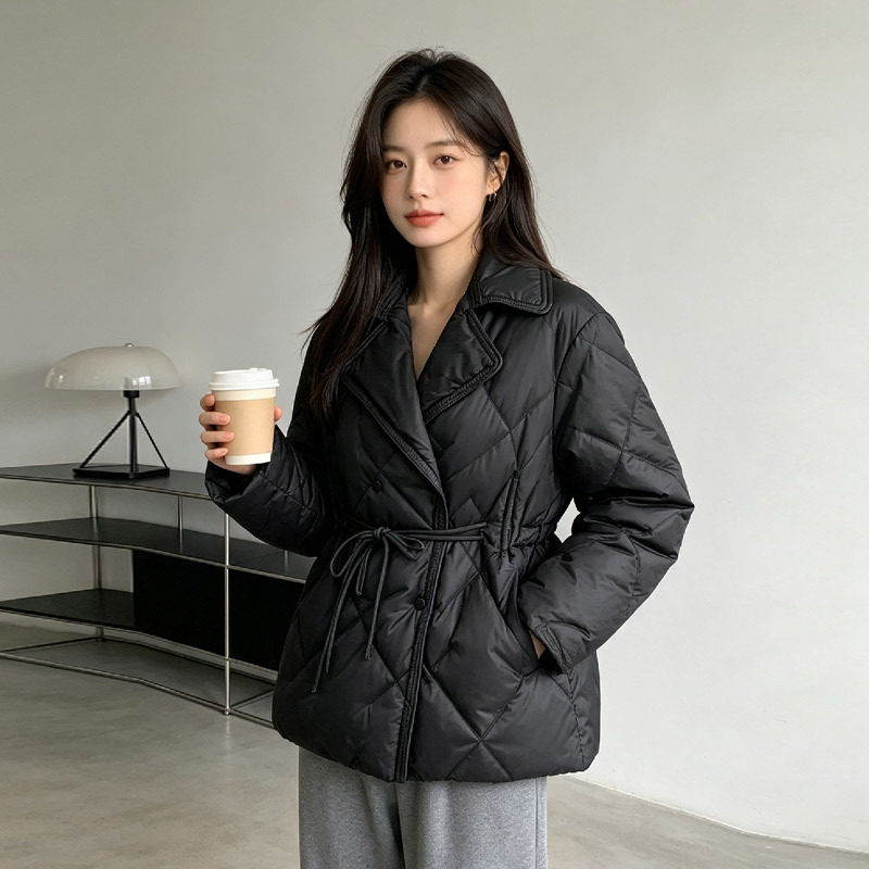 羽绒服女装短款保暖冬季韩版女装白鸭绒新品羽绒外套