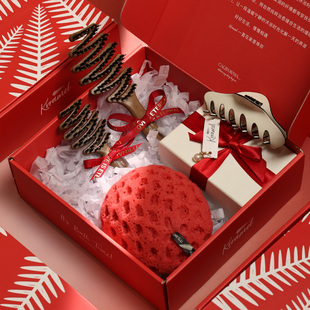 KRRAMEL猪鬃梳子护发礼盒送女友实用高级感礼物送闺蜜生日礼物