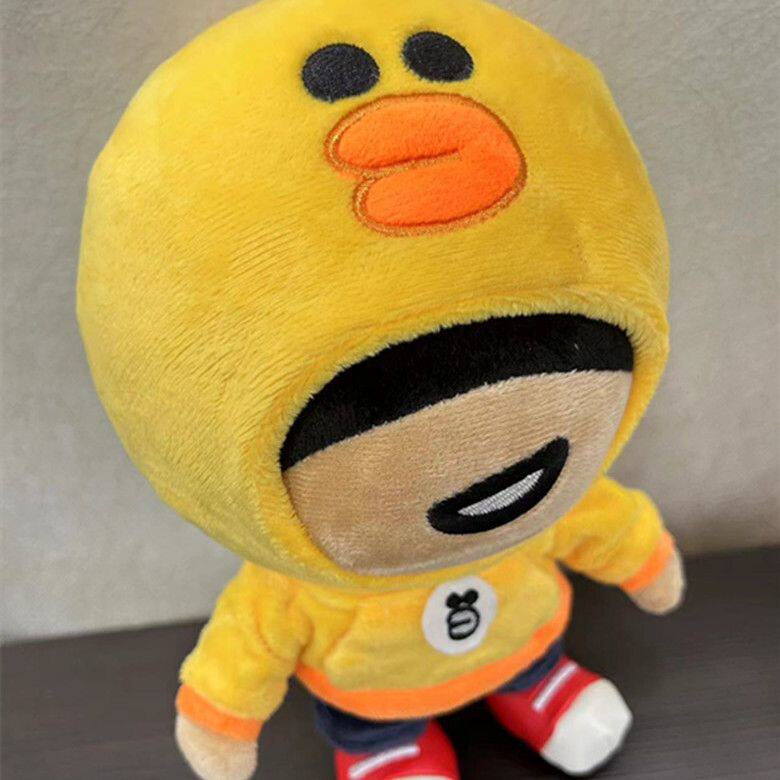 荒野乱斗里昂莎莉毛绒公仔可爱普里莫布朗明星同款玩偶生日礼物女