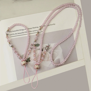 个性 绳壳挂脖链挂链挂饰挂件链手机链手机挂脖手机斜挎挂绳手机