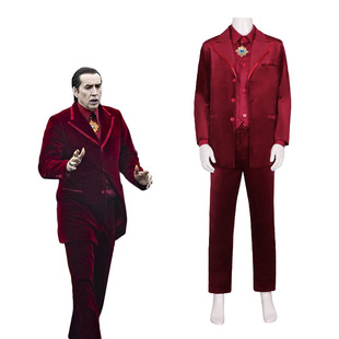 电影雷恩菲尔德德古拉cos服吸血鬼Renfield披风长袍cosplay万圣节