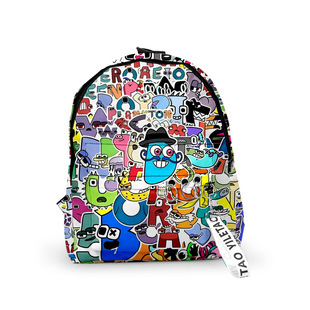 Alphabet Lore儿童背包3-6年级初中小学生字母传说双肩包减负轻便