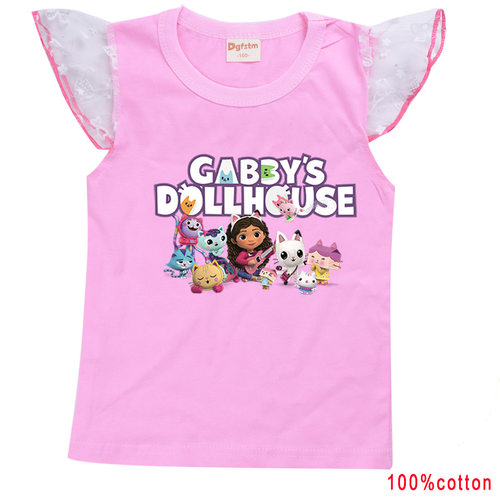 Gabby'sDollhouse女童小飞袖T恤