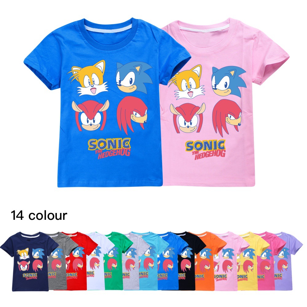 卡通Sonic索尼克短袖童装