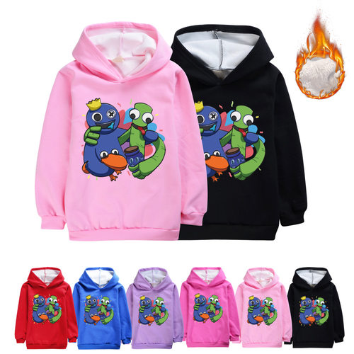 roblox彩虹朋友秋冬加厚卫衣连帽