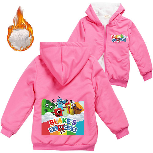 numberblocks宝宝加绒外套棉衣