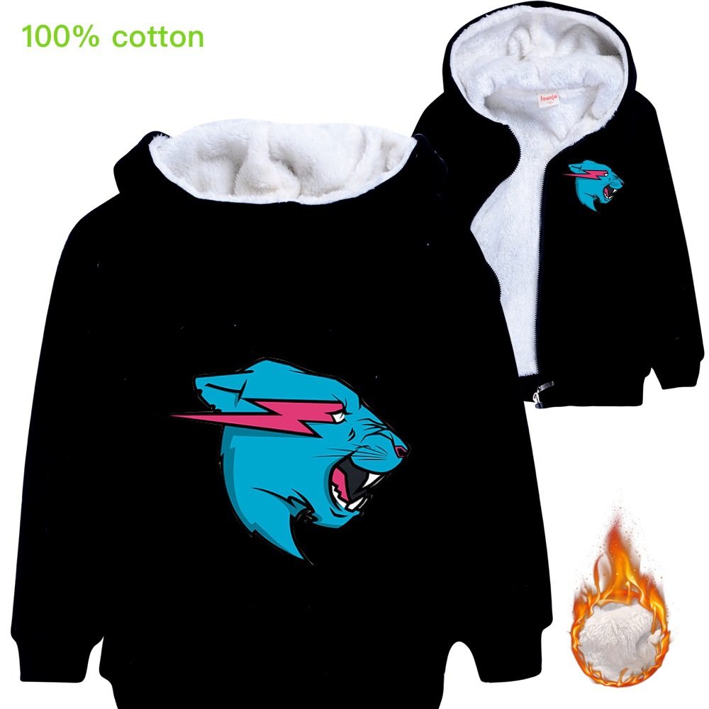 MrBeast野兽先生加绒外套2023