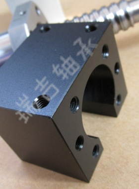 滚珠丝杆螺母座 转换块 黑色开口式安装座HD12/16/20/25/32固定坐