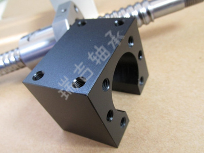 滚珠丝杆螺母座 转换块 黑色开口式安装座HD12/16/20/25/32固定坐