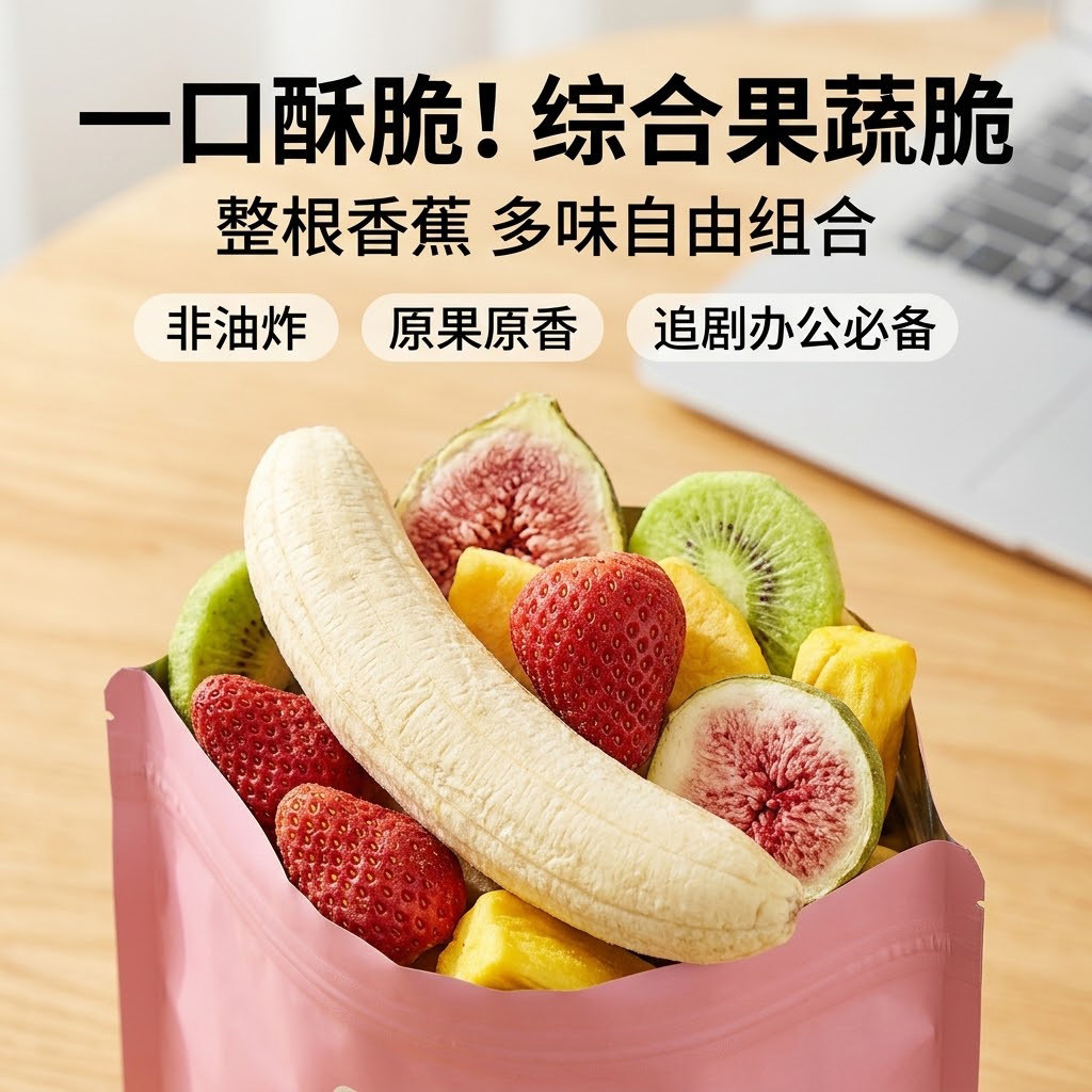 冻干果蔬脆一根香蕉零食
