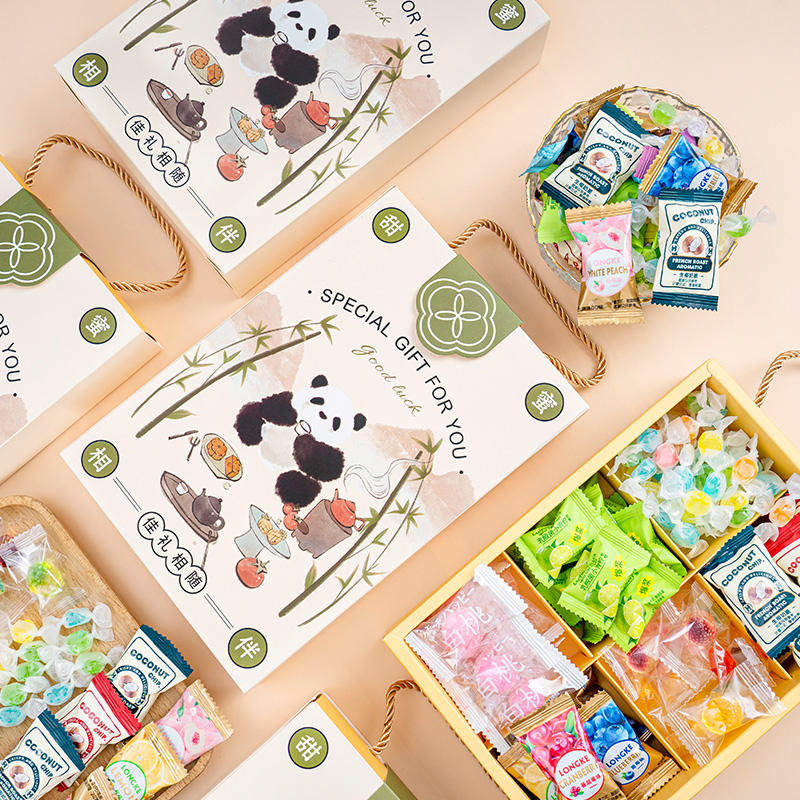 萌芽虎 过新年礼物糖果礼盒装送女生创意零食高颜值棒棒糖生日