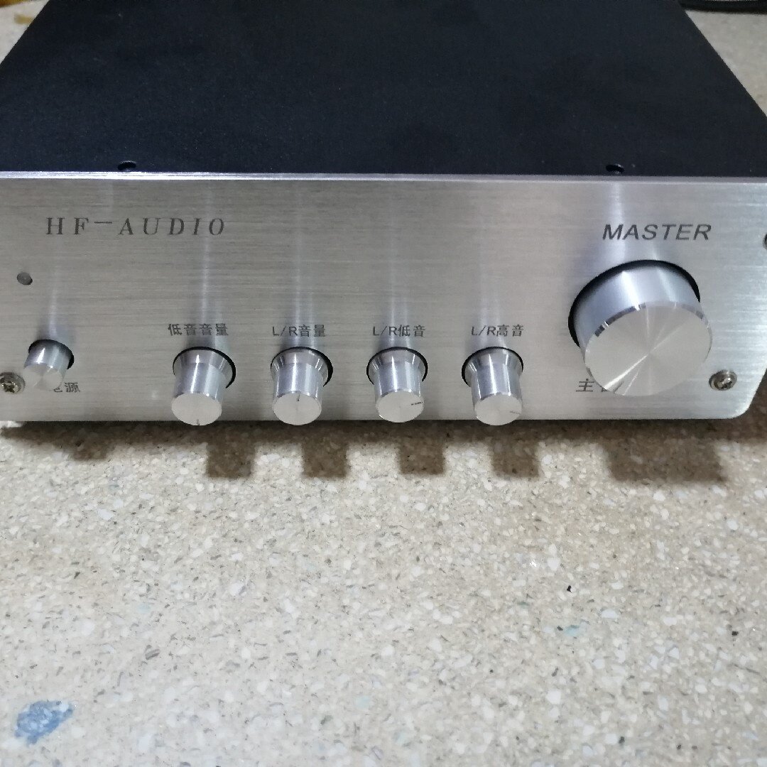 大功率2X100w+200w三声道功放整机