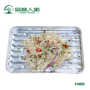 烤箱家用长方形烧烤用品加厚锡伯纸微波炉锡纸盒铝箔纸铁板烤盘子