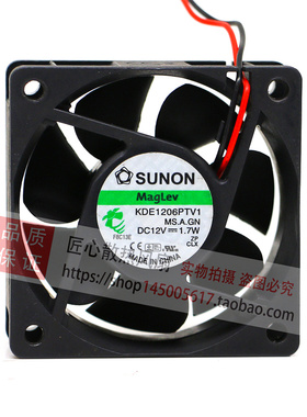 原装建准SUNON KDE1206PTV1 12V 1.4W 6CM 6025 2线静音 散热风扇
