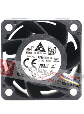 全新台达 4028 FFB0412UHN-BC2E 12V 1.01A PWM调速大风量散风扇