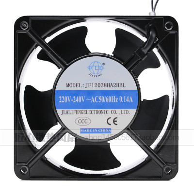 全新JIA FENG JF12038HA2HBL/HSL 220V 12厘米 0.14A机柜散热风扇