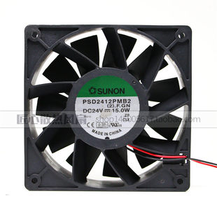 PSD2412PMB2 24V 15W全新原装SUNON大风量12CM三线测速风扇12038