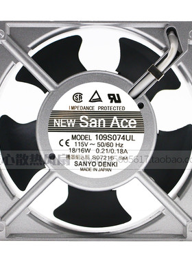 原装 109S024UL 109S005UL 109S075UL 109S074UL 12CM115V风扇