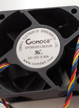COMDALL DF0602512B2UN DC 12V 0.35A 60x60x25mm 机箱pwm风扇