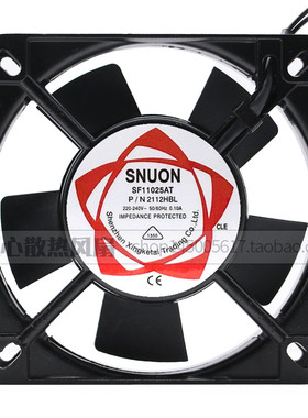 SF11025AT P/N2112HSL HBL SUNON/建准11CM 220/240V静音散