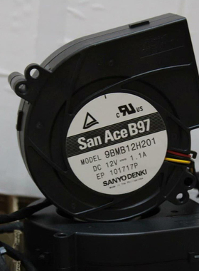 San Ace山洋 12V 鼓风机 9BMB12H201 高静压服务器大风量散热风扇