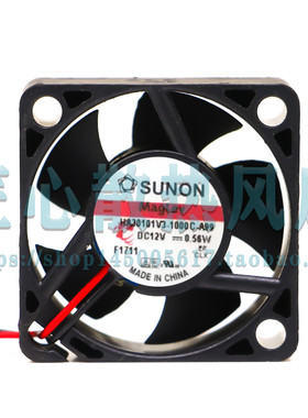 HA30101V3-1000C-A99 G99 SUNON散热风扇12V 0.44W 3厘米静音风扇