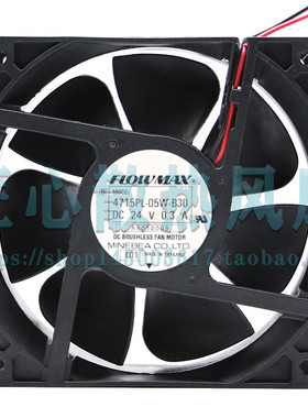 FLOWMAX 4715PL-05W-B30 DC 24V 0.3A 12厘米散热风机风扇