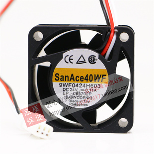 三洋SanAce40WF 9WF0424H603 24V 0.11A 4厘米CM驱动防水散热风扇