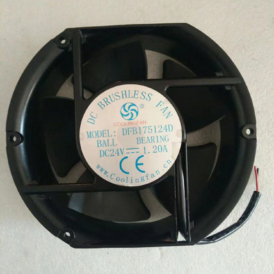 永林COOLINGFAN DFB175124D 24V 1.20A 变频器 散热风扇