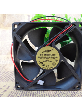 正品ADDA风扇9CM 9225 12V 0.25A AD0912HS-A70GL 两线