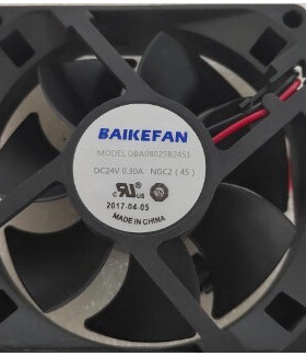 BAIKE MODEL DBA08025B24S1 DC24V 0.30A NGC2(45) 散热风扇 风机