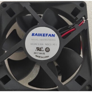 BAIKE MODEL DBA08025B24S1 DC24V 0.30A NGC2(45) 散热风扇 风机